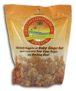 Reed's Crystallized Baby Ginger Root Candy - 6 x 16 ozs.