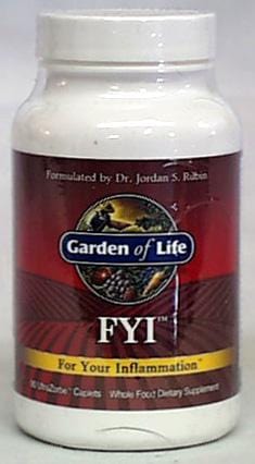 Garden of Life FYI ~ For Your Inflammation - 90 caps