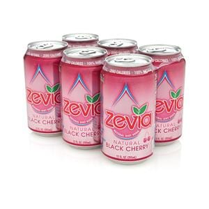 Zevia LLC Black Cherry Diet Soda - 24 x 12 ozs.