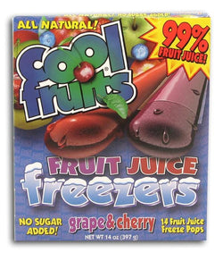 Cool Fruits Fruit Juice Freezers - 14 ozs.