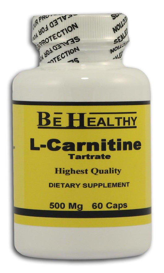 Be Healthy L-Carnitine Tartrate 500 mg. - 60 caps