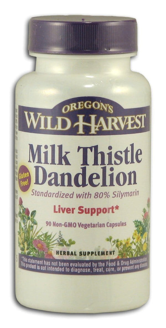 Oregon's Wild Harvest Milk Thistle Dandelion - 90 veg caps
