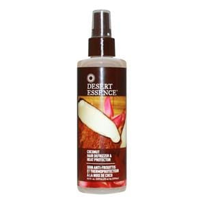 Desert Essence Coconut Hair Defrizzer & Heat Protector - 8.5 ozs.