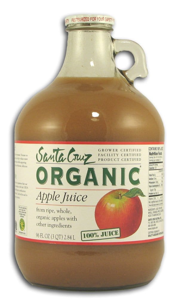 Buy Santa Cruz Apple Juice Organic 6 x 96 ozs. Health Foods