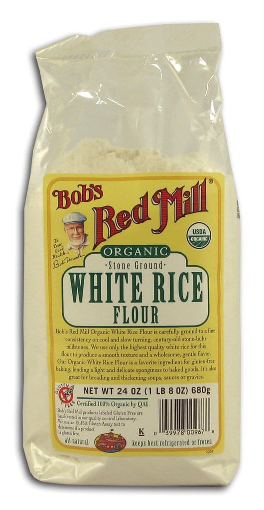 Bob's Red Mill White Rice Flour Stone Ground Organic - 24 ozs.