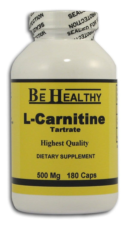 Be Healthy L-Carnitine Tartrate 500 mg. - 180 caps