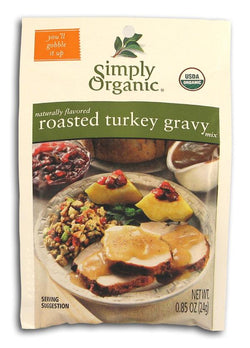 Simply Organic Roasted Turkey Gravy Mix Organic - 12 x 0.85 ozs.
