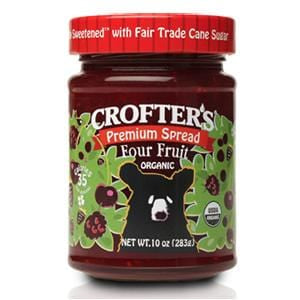 Crofter's Four Fruit Premium Spread, Organic - 12 x 10 ozs.