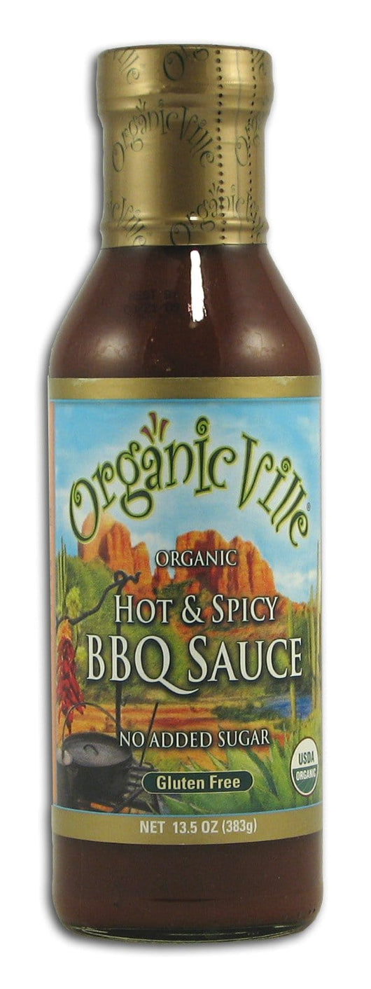 OrganicVille BBQ Sauce Tangy Organic - 6 x 13.5 ozs.