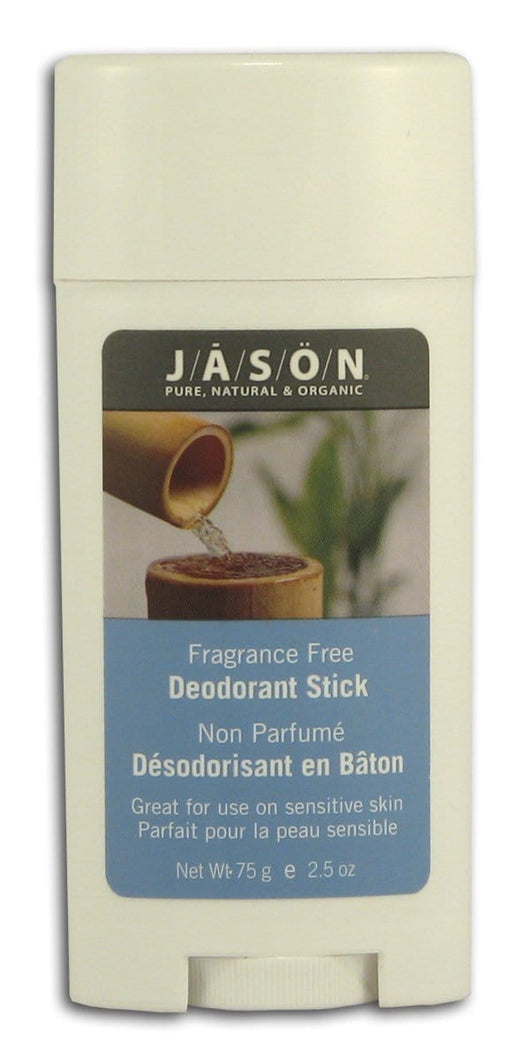 Jason Deodorant stick Fragrance Free - 2.5 ozs.