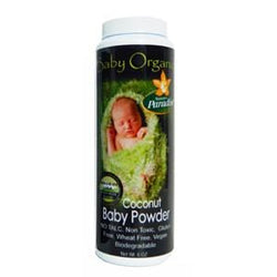 Nature's Paradise Organics Baby Powder, Coconut, Organic - 5.5 ozs.
