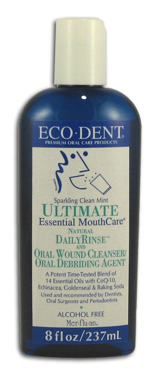 Eco-Dent Ultimate Daily Rinse Sparkling Clean Mint - 8 ozs.