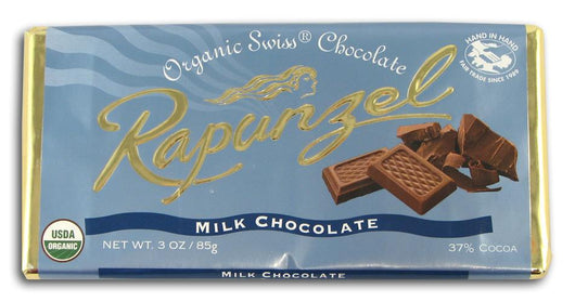 Rapunzel Swiss Milk Chocolate Bar Organic - 12 x 3 ozs.