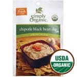Simply Organic Chipotle Black Bean Dip Mix Gluten-Free 1.13 oz