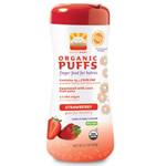 Happy Family Puffs Strawberry Organic Finger Foods for Babies 2.1 oz