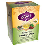 Yogi Tea Green Tea (contains caffeine) Kombucha 16 ct