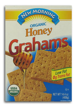 New Morning Honey Grahams Organic - 16 ozs.
