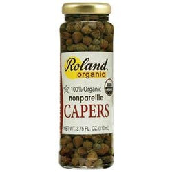 Roland Foods Capers, Nonpareilles, Organic  - 3.75 ozs.
