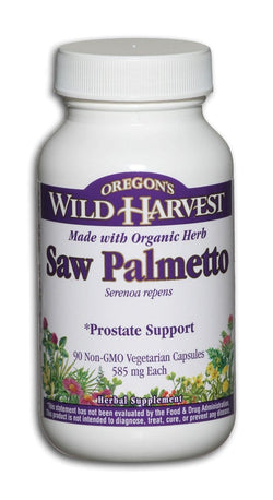Oregon's Wild Harvest Saw Palmetto Organic - 90 veg caps