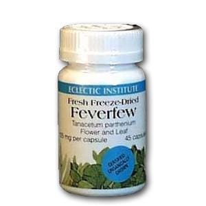 Eclectic Institute Freeze Dried Feverfew Organic - 45 caps