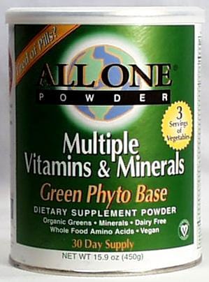 All-One Green Phyto Multi-Vitamin & Mineral - 15.9 ozs.