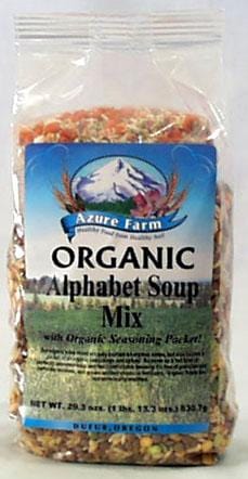 Azure Farm Alphabet Soup Mix Organic - 4 x 29.3 ozs.