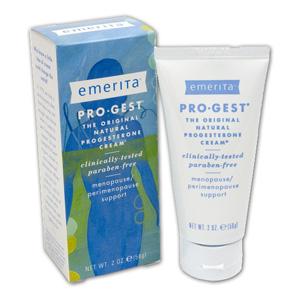 Emerita Pro-Gest Body Cream Paraben Free - 2 ozs.