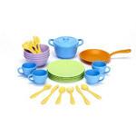 Green Toys Kitchen Playsets Cookware & Dining Set - 2+ years