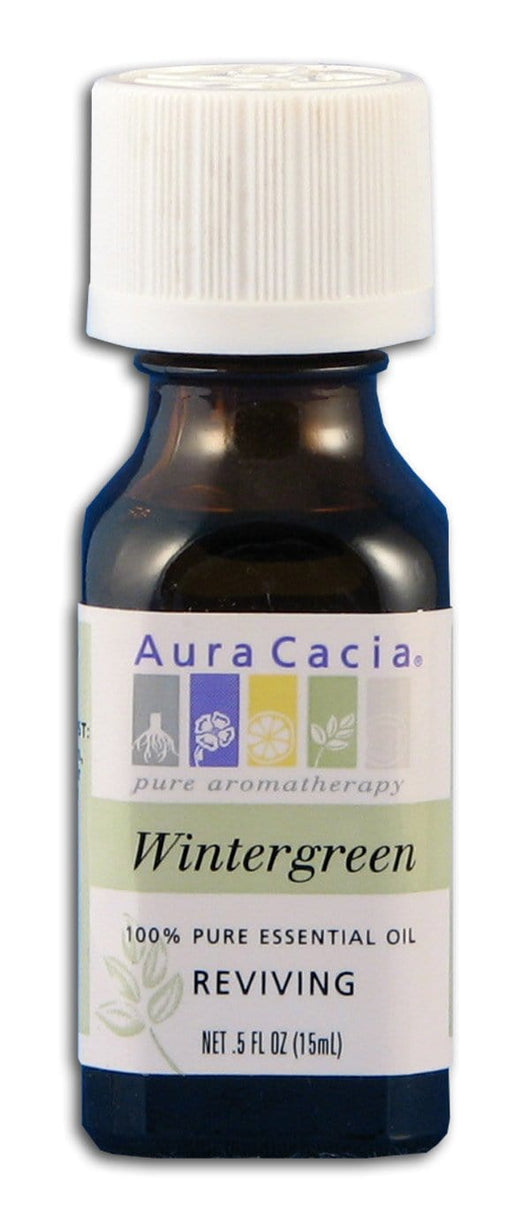 Aura Cacia Wintergreen Oil - 0.5 oz.