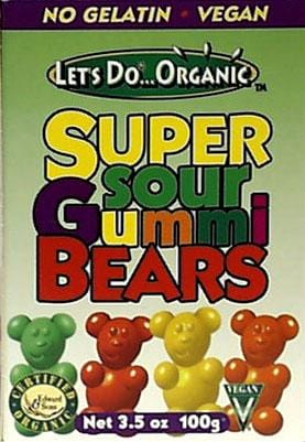 Let's Do...Organic Gummi Bears Sour Organic - 12 x 3.5 ozs.