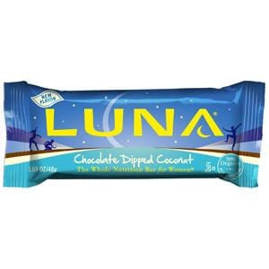 Luna Bar Chocolate Dipped Coconut - 15 x 1.69 ozs.