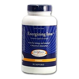 Enzymatic Therapy Energizing Iron - 90 softgels