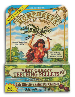 Humphrey's Teething Pellets #3 Very Cherry - 135 pellets