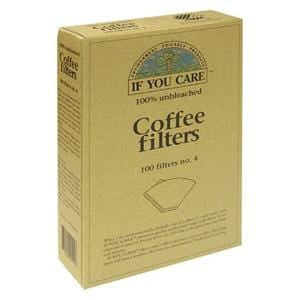 If You Care Coffee Filters, No. 4, 100% Unbleached - 100 filters