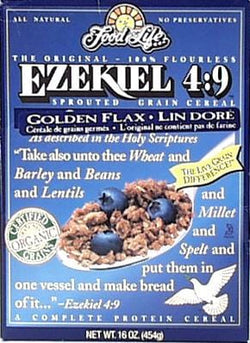 Food For Life Ezekiel Cereal Golden Flax Organic - 3 x 16 ozs.