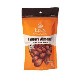 Eden Foods Tamari Almonds Dry Roasted Organic - 4 ozs.