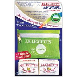 Liggett Old Fashioned Bar Shampoo, Mini Traveler Pack with Case - 1 each