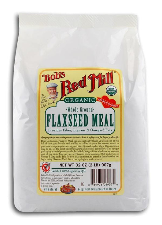 Bob's Red Mill Flaxseed Meal Organic - 4 x 32 ozs.