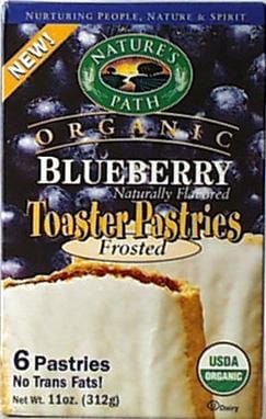 Nature's Path Toaster Pastries Blueberry Frosted Organic - 12 x 11 ozs.