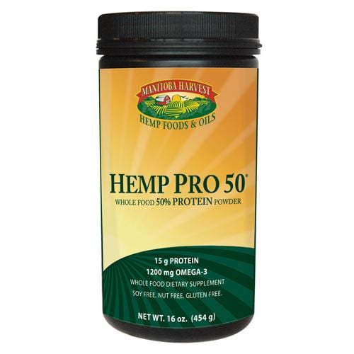 Manitoba Harvest Hemp Pro 50 Protein Powder - 6 x 16 ozs.