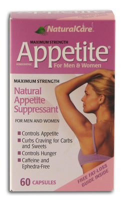 Natural Care Appetite Suppressant - 60 caps