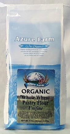 Azure Farm Pastry W.W. Flour (Unifine) Organic - 5 lbs.