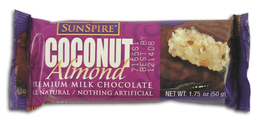 Sunspire Coconut Almond Bar Milk Chocolate - 3 x 1.4 ozs.