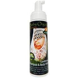 Nature's Paradise Baby 2 in 1 Foaming Shampoo & Body Wash, Unscented, Organic - 12 x 8 ozs.