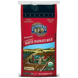 Lundberg White Basmati Rice, Organic - 25 lbs.