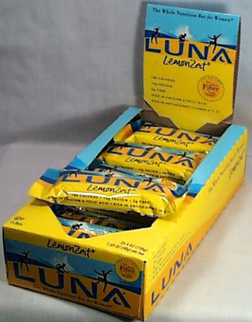 Luna Bar Lemon Zest - 15 x 1.69 ozs.