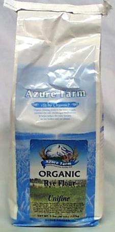 Azure Farm Rye Flour (Unifine) Organic - 5 lbs.
