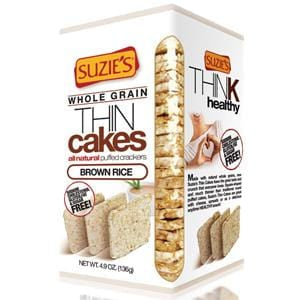 Suzie's Thin Cakes, Brown Rice, Lightly Salted - 4.9 ozs.
