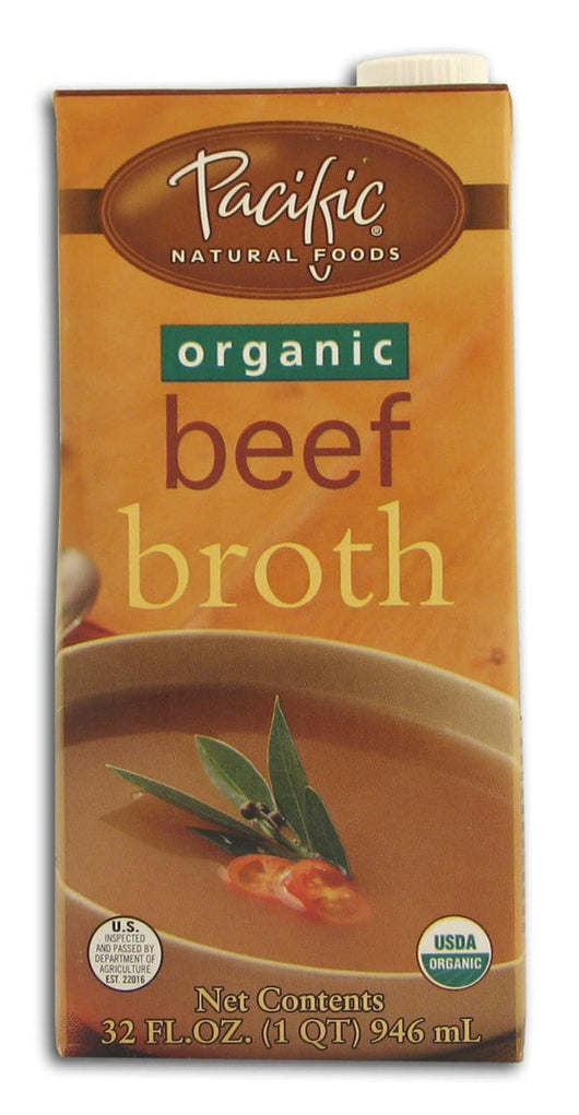Pacific Foods Beef Broth Organic - 12 x 32 ozs.