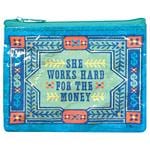 Blue Q Coin Purses She Works Hard For The Money 4